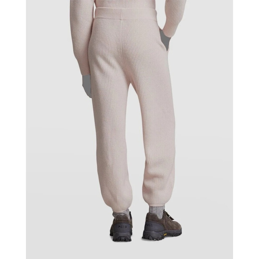 $498 RLX Ralph Lauren Women's Pink Cashmere Knit Sweatpants Size XL - Picture 3 of 6